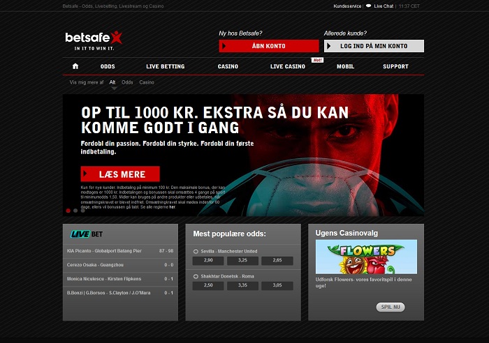 Betsafe Bookmaker Bonus