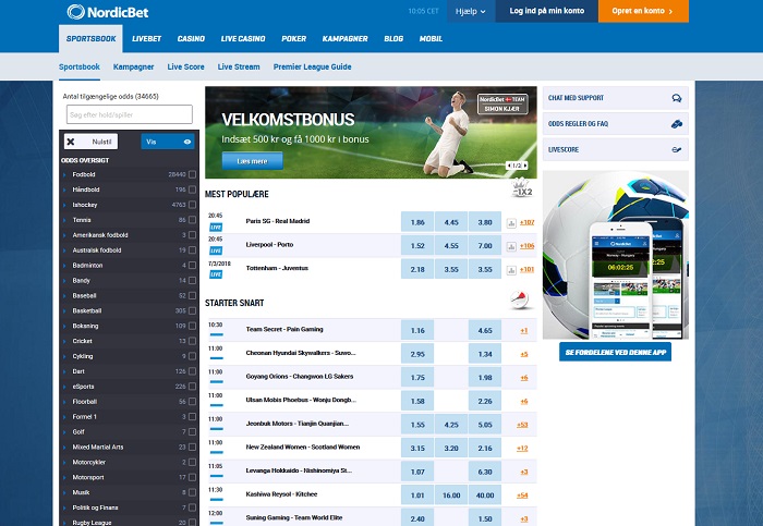 Nordicbet Bookmaker Bonus